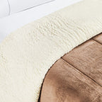 Coberdrom Cobertor Manta Sherpa Pele de Carneiro 490g/m² Dupla Face Aspen Cobre