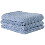 Cobertor Manta Flannel Casal Queen 2,40x2,20m 320g/m² Marshmallow Mirtilo