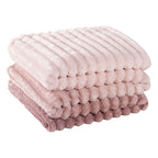 Cobertor Manta Flannel Casal Queen Fluffy 320g/m² Degradê Pancake