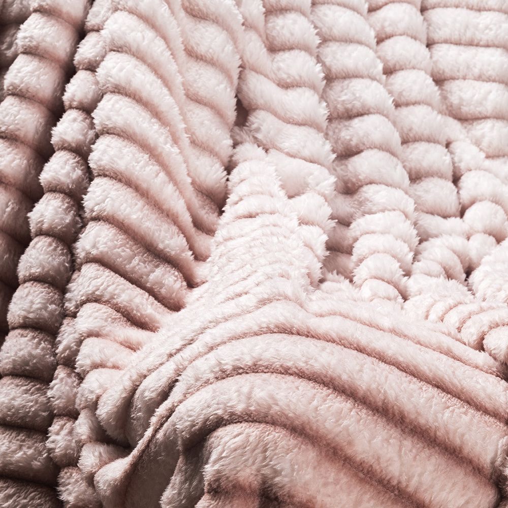 Cobertor Manta Flannel Casal Queen Fluffy 320g/m² Degradê Pancake