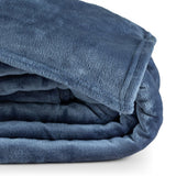 Cobertor Manta Flannel 300g/m² Quebec Azul