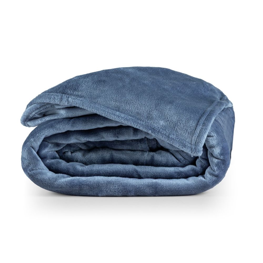 Cobertor Manta Flannel 300g/m² Quebec Azul