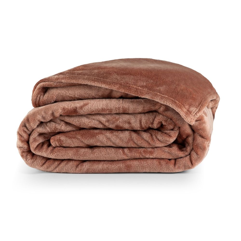 Cobertor Manta Flannel 300g/m² Quebec Capuccino