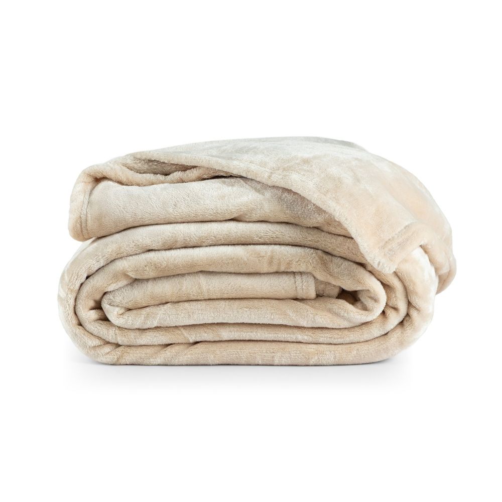 Cobertor Manta Flannel 300g/m² Quebec Marfim