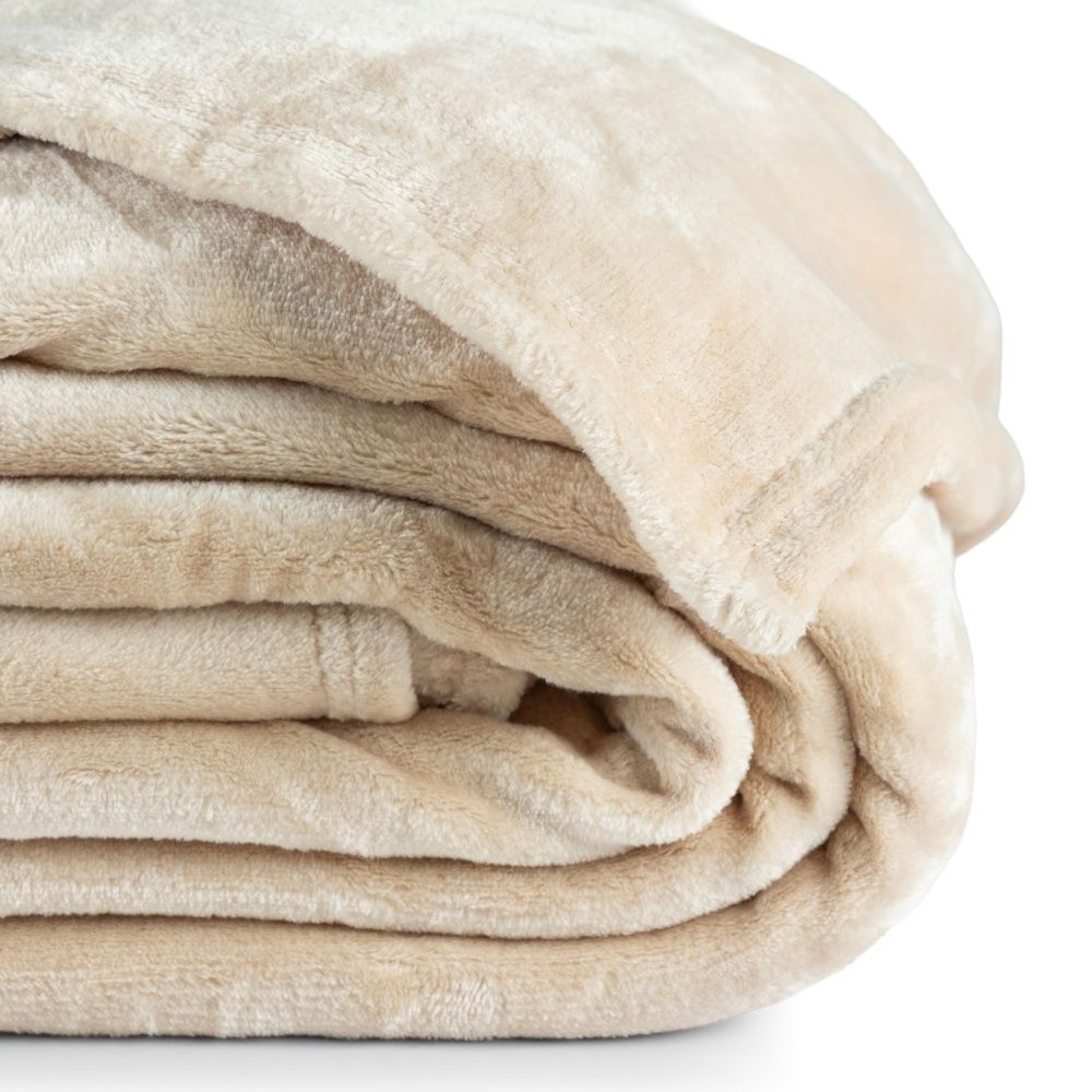 Cobertor Manta Flannel 300g/m² Quebec Marfim