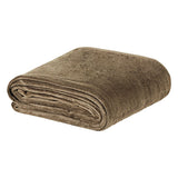 Cobertor Manta Flannel Queen Turim 2,40x2,20m 180g/m² Cáqui
