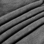 Cobertor Manta Flannel Queen Turim 2,40x2,20m 180g/m² Cinza