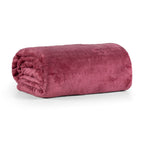 Cobertor Manta Flannel Queen Turim 2,40x2,20m 180g/m² Malva