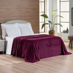 Cobertor Manta Flannel Queen Turim 2,40x2,20m 180g/m² Malva