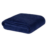 Cobertor Manta Flannel Queen Turim 2,40x2,20m 180g/m² Marinho