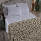 Cobertor Manta Flannel Super Macio 240g/m² Diamond Bege