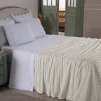 Cobertor Manta Flannel Super Macio 240g/m² Diamond Marfim