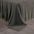 Cobertor Manta Flannel Super Macio 240g/m² Diamond Prata
