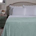 Cobertor Manta Flannel Super Macio 240g/m² Diamond Verde