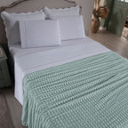 Cobertor Manta Flannel Super Macio 240g/m² Diamond Verde