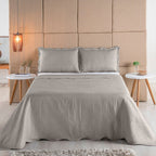 Cobre Leito Colcha Boutis Pastilhas Dupla Face 150 Fios Matelado Fendi