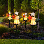 Kit Luminária Solar Abóbora Decorativa - Halloween