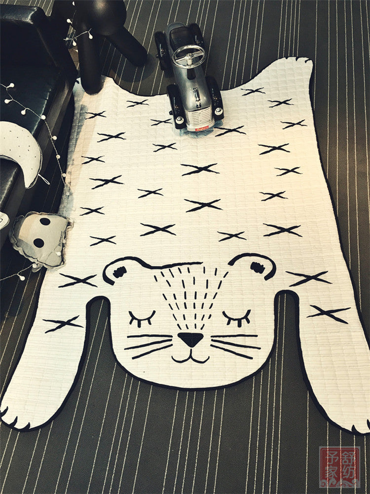 Tapete Decorativo Infantil Irregular - Coleção Animais
