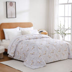 Edredom 300 Fios Sono Leve Estampado Butterfly Areia