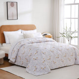 Edredom 300 Fios Sono Leve Estampado Butterfly Areia