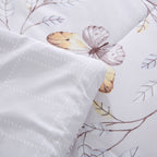 Edredom 300 Fios Sono Leve Estampado Butterfly Areia