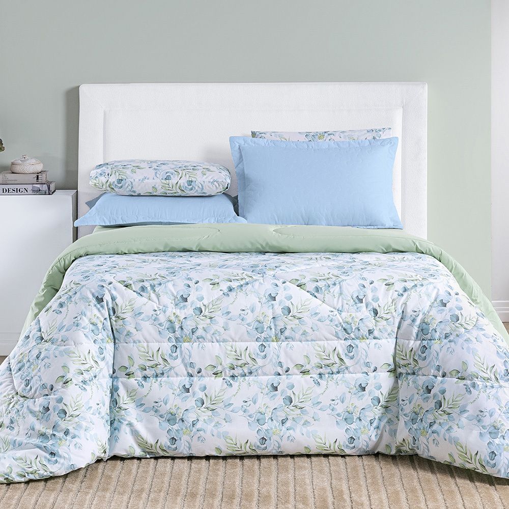 Edredom Percal 200 Fios Algodão Estampado Cotton Select Forest