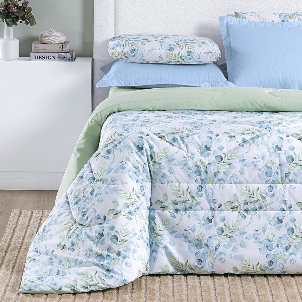 Edredom Percal 200 Fios Algodão Estampado Cotton Select Forest