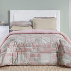 Edredom Percal 200 Fios Algodão Estampado Cotton Select Quadri