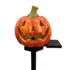 Kit Luminária Solar Abóbora Decorativa - Halloween