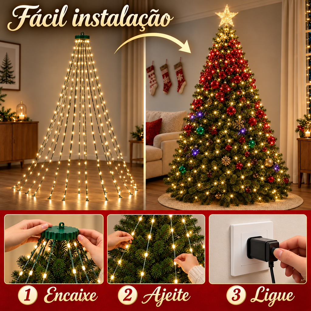 Pisca-Pisca Inteligente Magic Light – 10.000 Efeitos