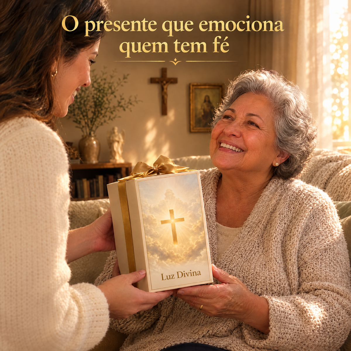 Projetor Luz Divina – A Fé Iluminando a Sua Casa