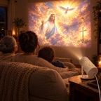 Projetor Luz Divina – A Fé Iluminando a Sua Casa