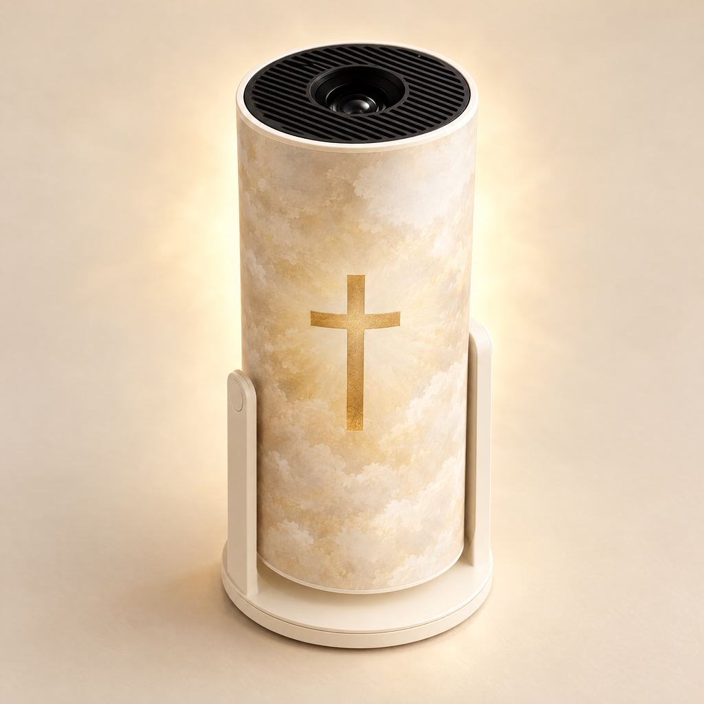 Projetor Luz Divina – A Fé Iluminando a Sua Casa