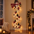 Boneco de Neve Encantado – Decoração de Parede Iluminada