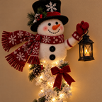 Boneco de Neve Encantado – Decoração de Parede Iluminada