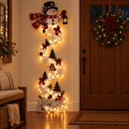 Boneco de Neve Encantado – Decoração de Parede Iluminada