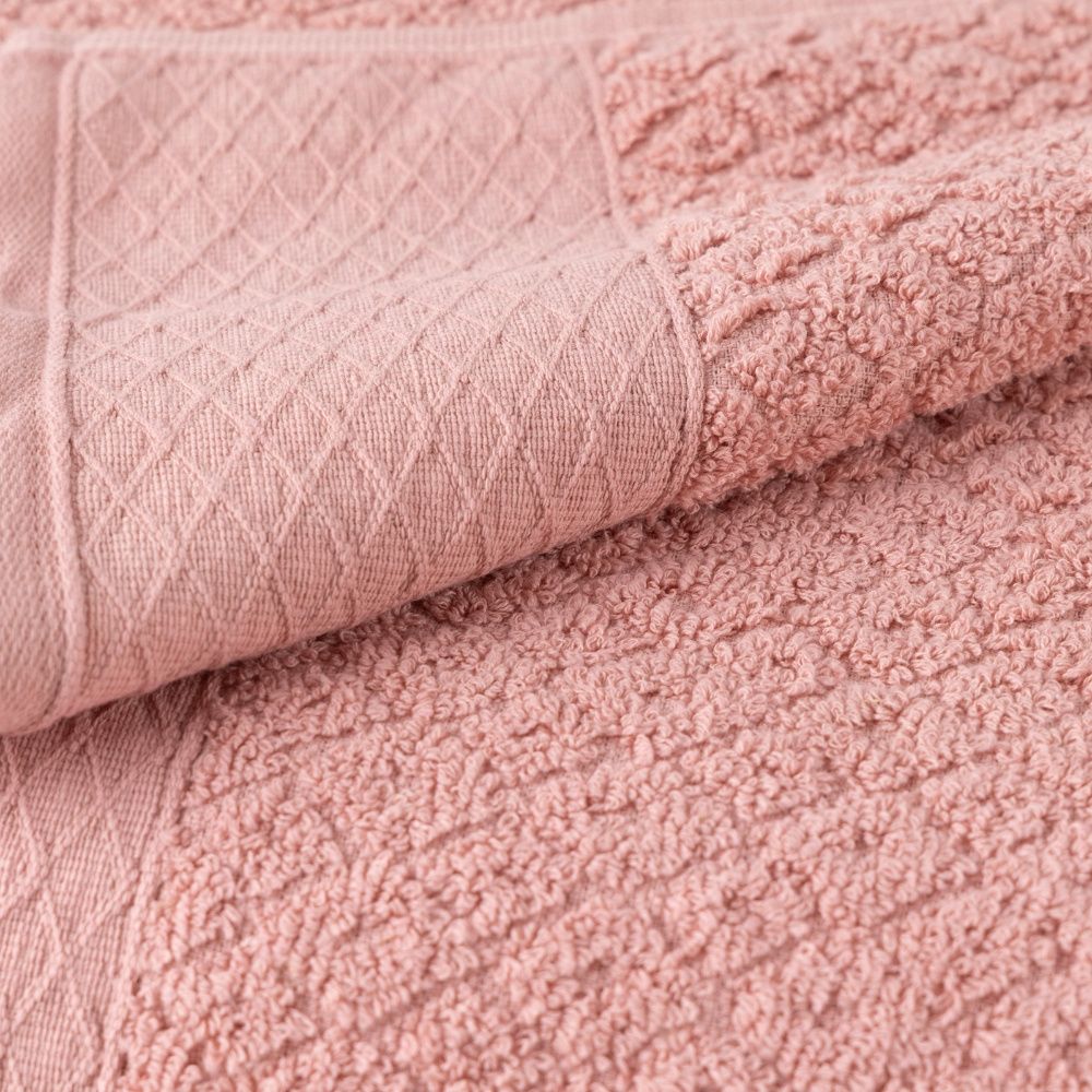 Jogo De Banho 2 Peças 430g/M² Capri Toalhas Banhão 100% Algodão Rosa Romã