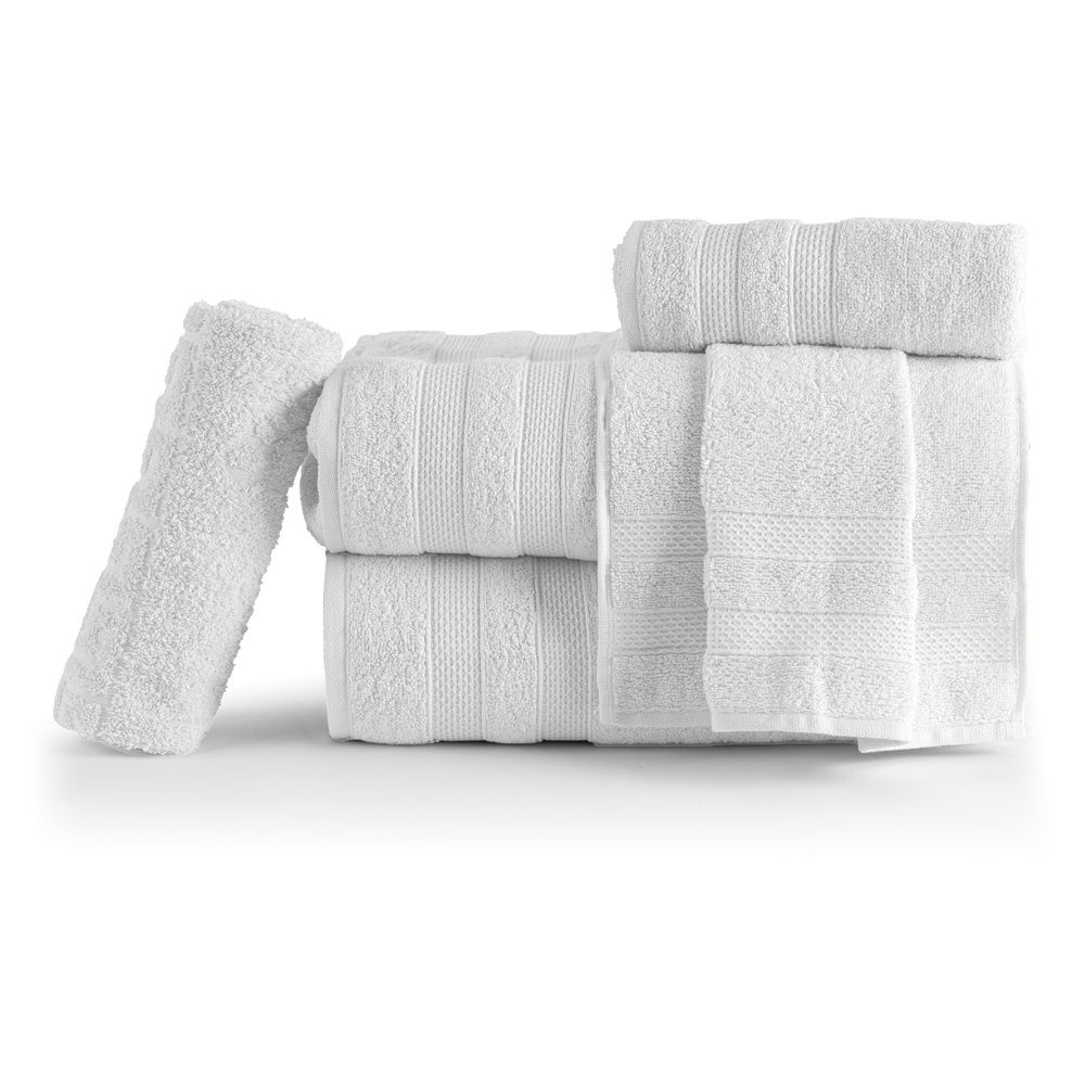 Jogo De Banho 5 Peças 100% Algodão 430g/M² Comfort Branco