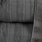 Jogo De Banho 5 Peças 100% Algodão 430g/M² Comfort Cinza