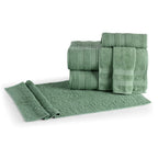 Jogo De Banho 5 Peças 100% Algodão 430g/M² Comfort Verde