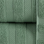 Jogo De Banho 5 Peças 100% Algodão 430g/M² Comfort Verde