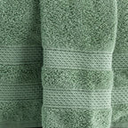 Jogo De Banho 5 Peças 100% Algodão 430g/M² Comfort Verde