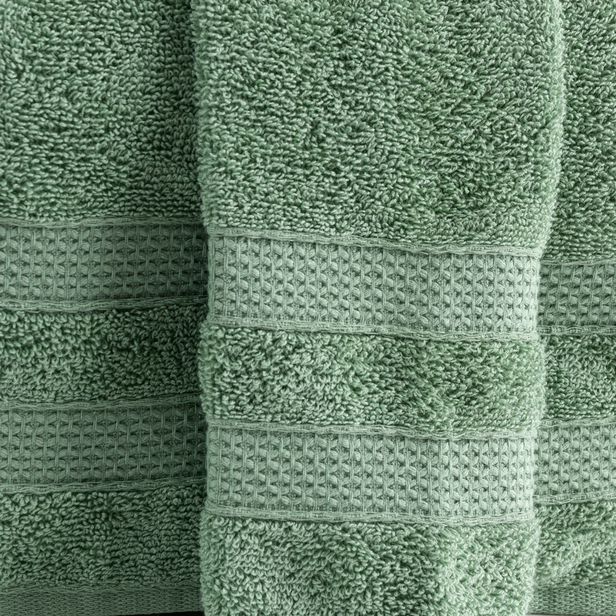 Jogo De Banho 5 Peças 100% Algodão 430g/M² Comfort Verde