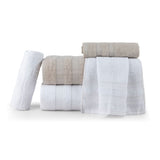 Jogo De Banho 5 Peças 100% Algodão 430g/M² Comfort Branco/Creme
