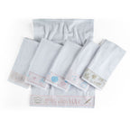 Kit 6 Panos de Prato Atoalhado Copa Gourmet 50x70cm Bordado 300g/m² 100% Algodão Chá da Tarde