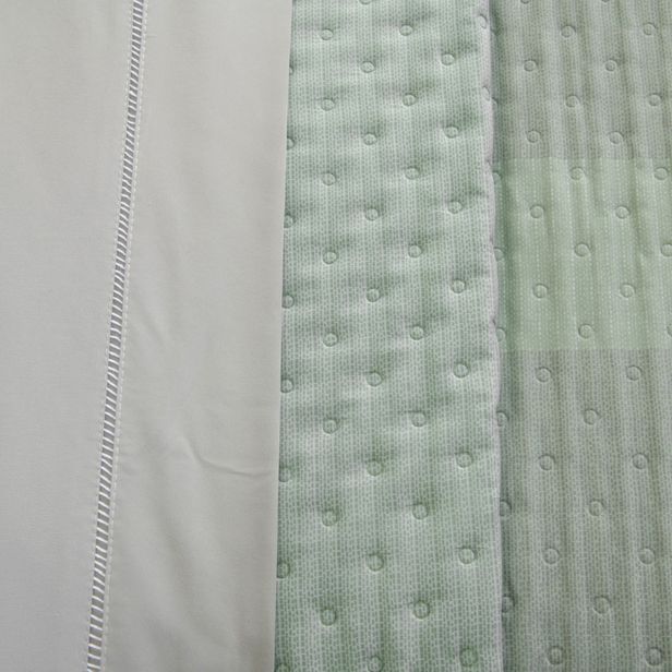 Kit Cama Posta Sabrina Cinza/Xadrez Verde/Prata