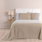 Kit Cama Posta Isabelle Branco/Cáqui/Marfim