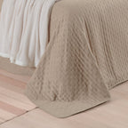 Kit Cama Posta Isabelle Branco/Cáqui/Marfim