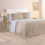 Kit Cama Posta Isabelle Branco/Cáqui/Marfim