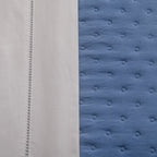 Kit Cama Posta Isabelle Fendi/Azul Marinho/Marfim